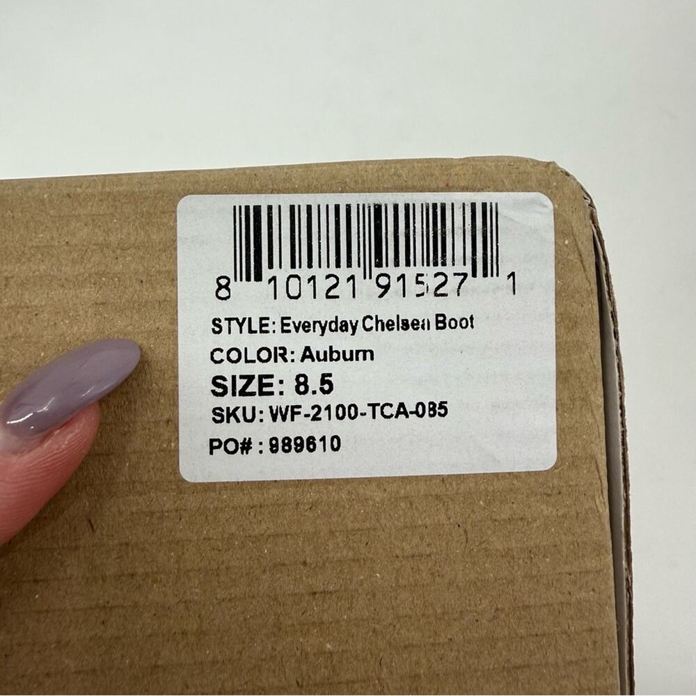 Nisolo Eva Everyday Chelsea Boot Auburn Leather NIB 8.5 Sustainable Designer - Picture 15 of 16